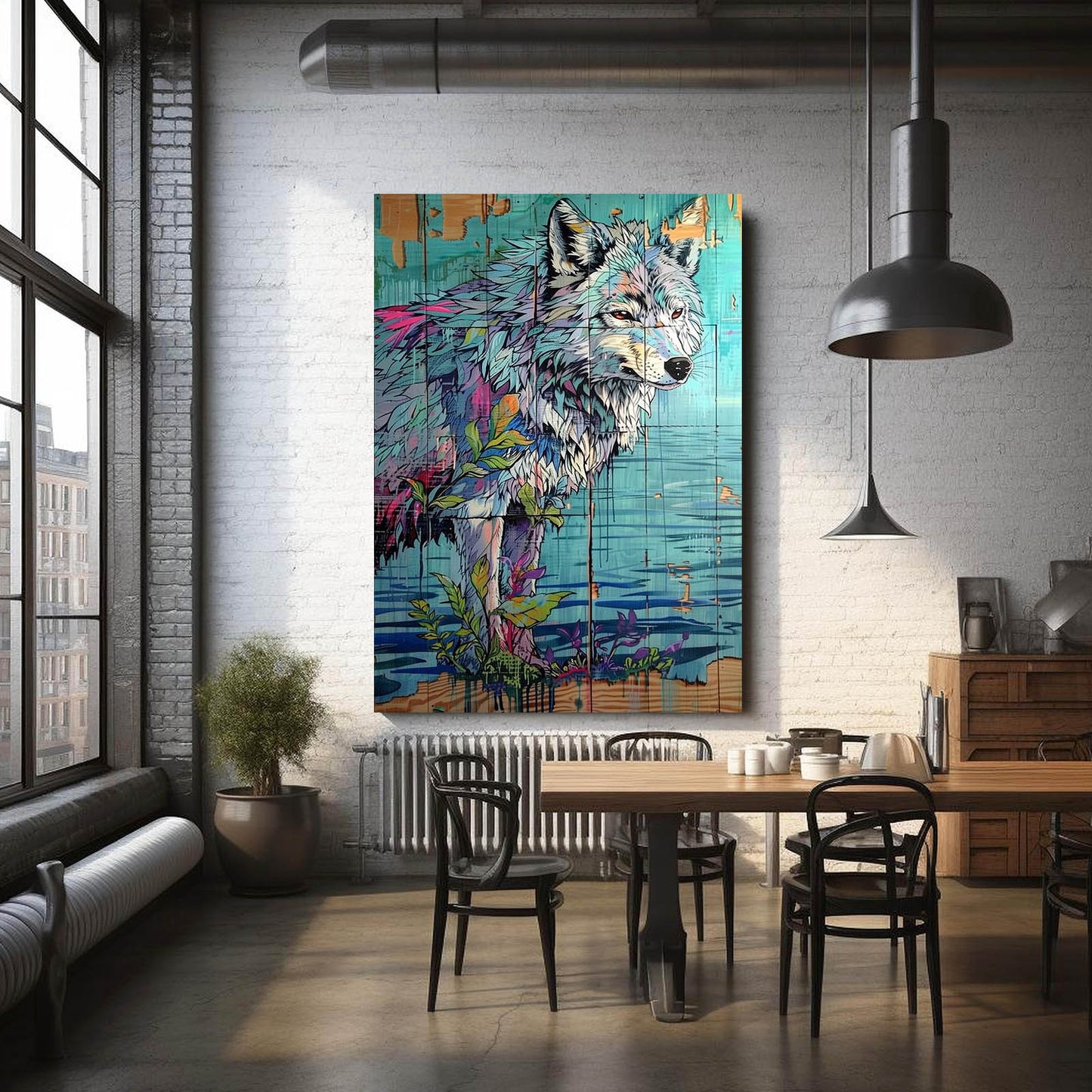 Wolf Art Pattern