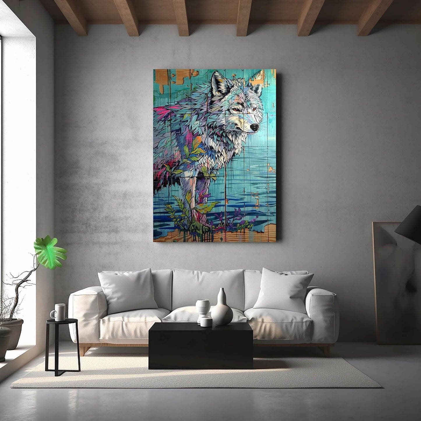 Wolf Art Pattern
