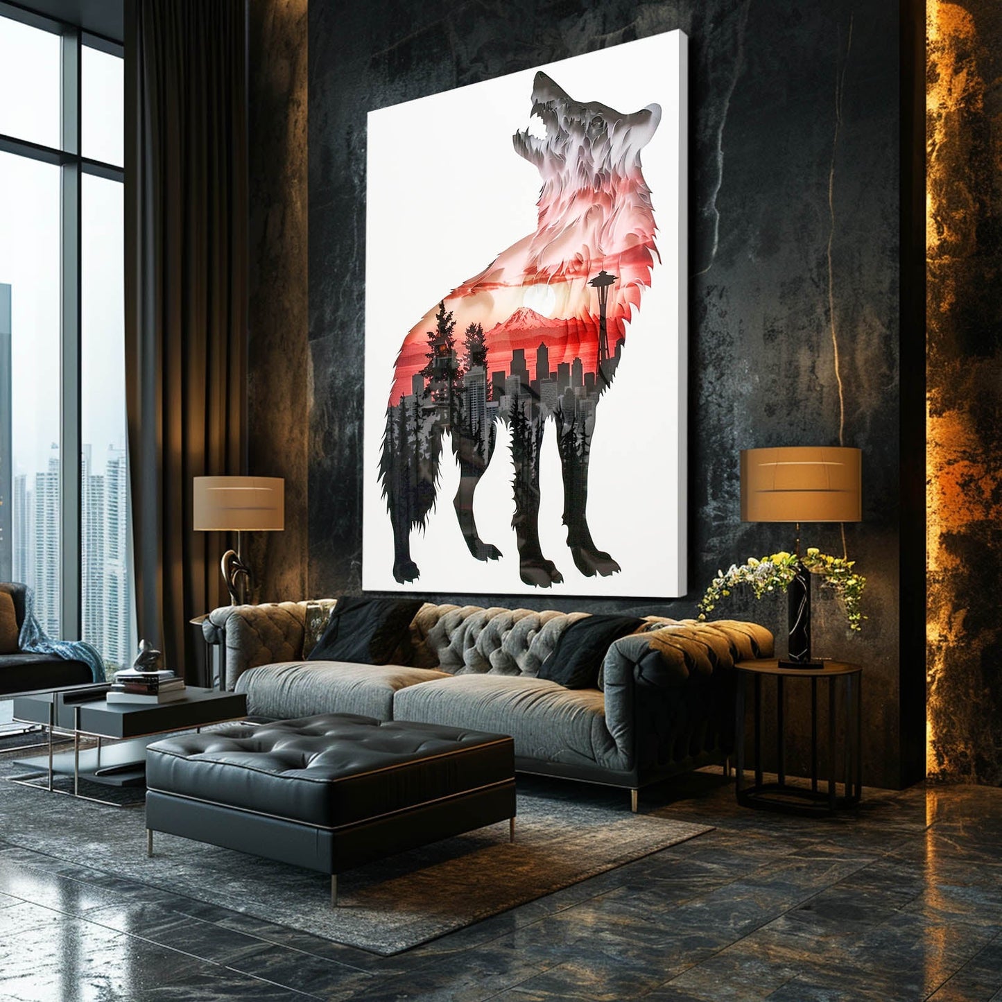 Wolf Canvas Art