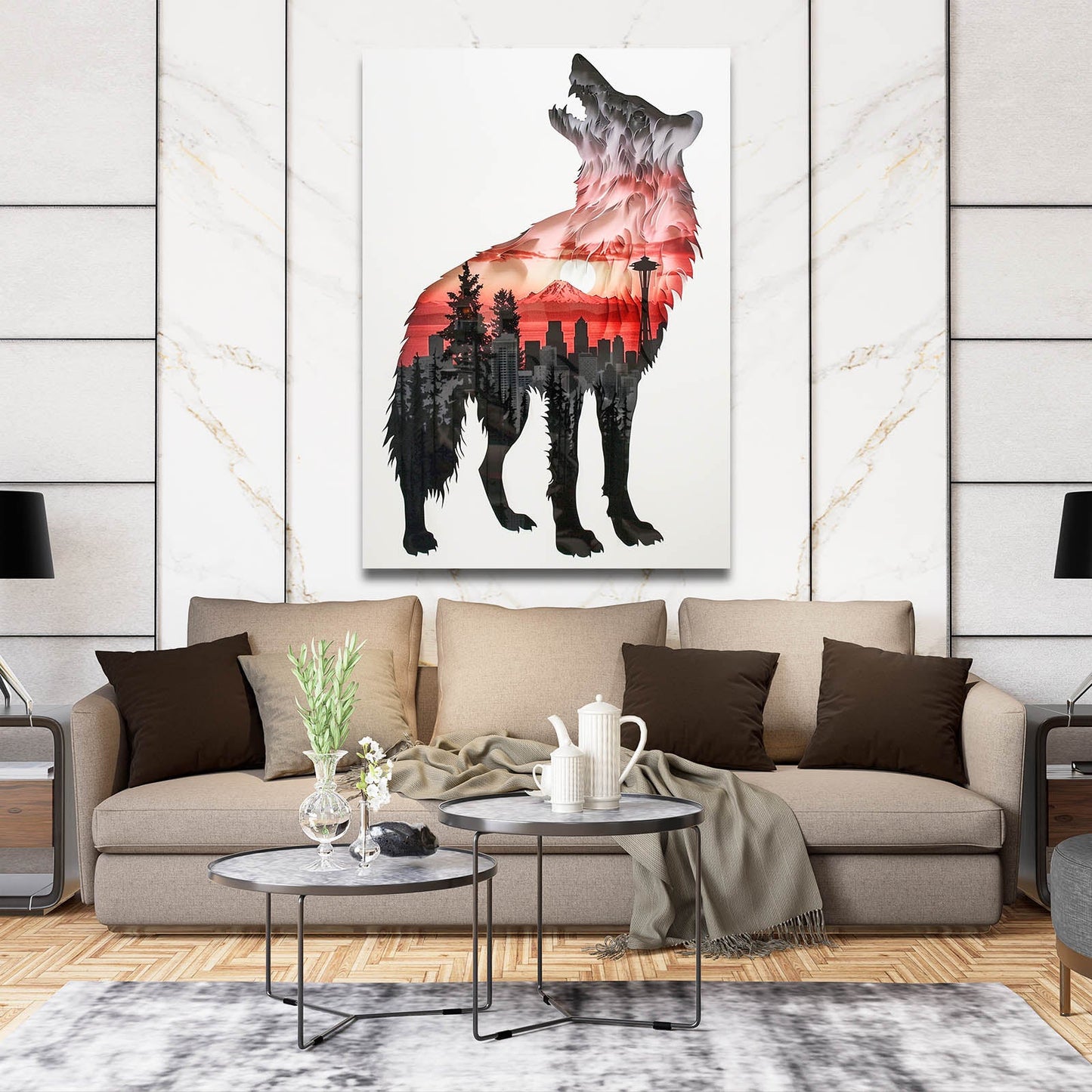 Wolf Canvas Art