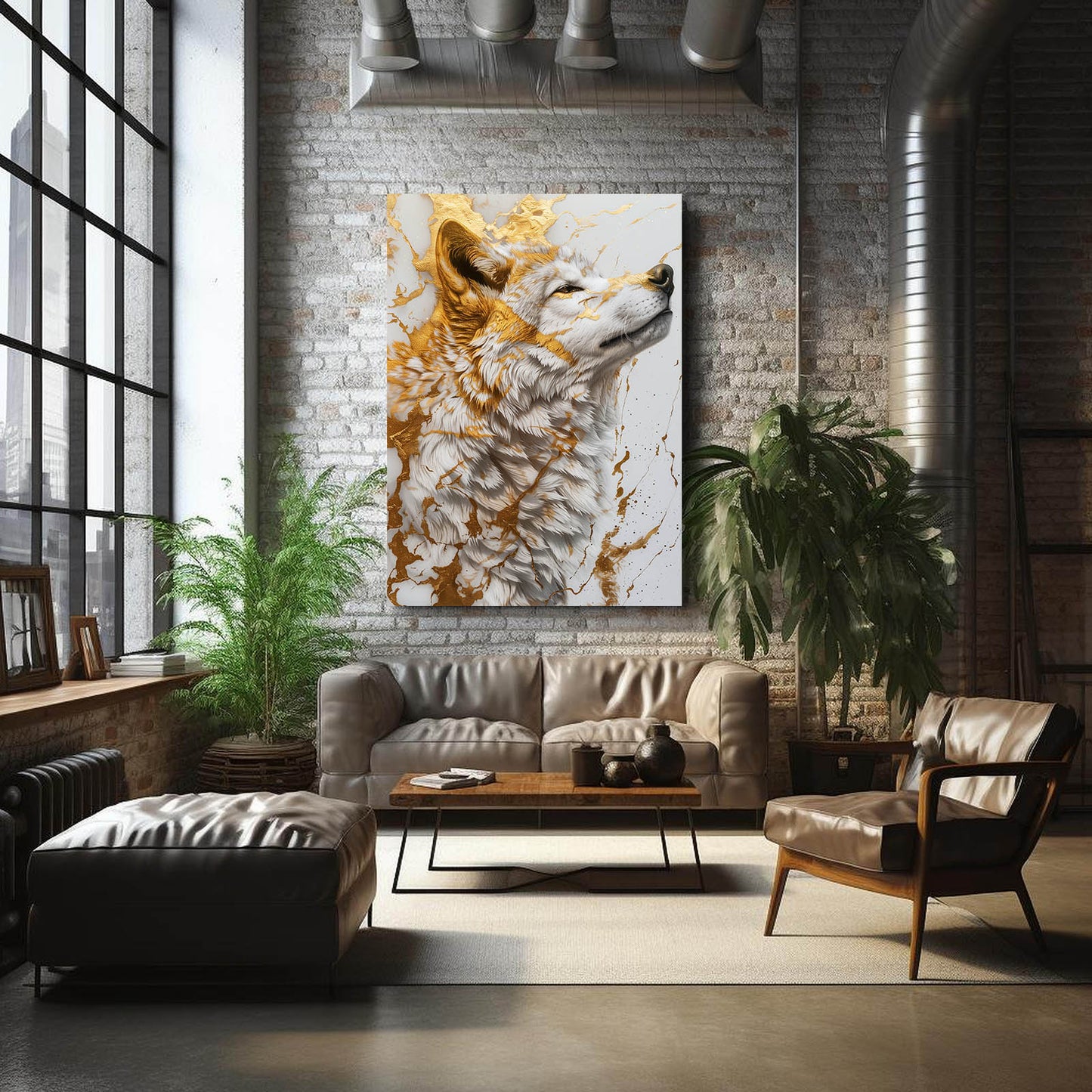 Wolf Gold Art