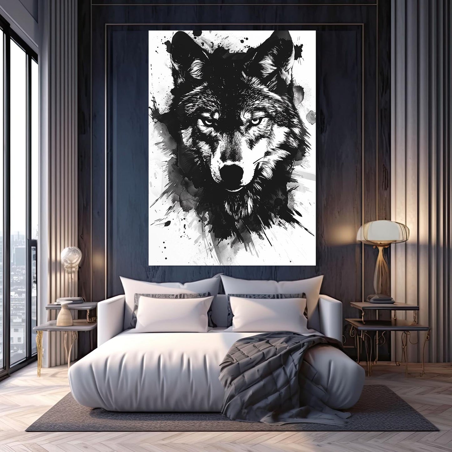 Wolf Ink Art