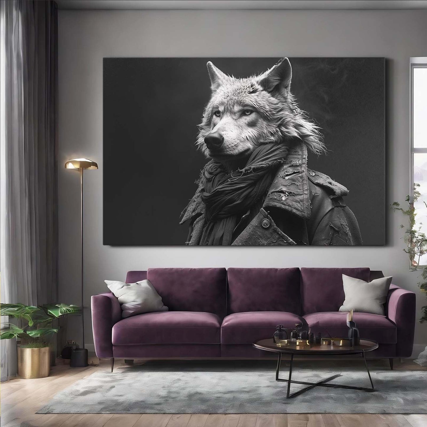 Wolf Modern Art