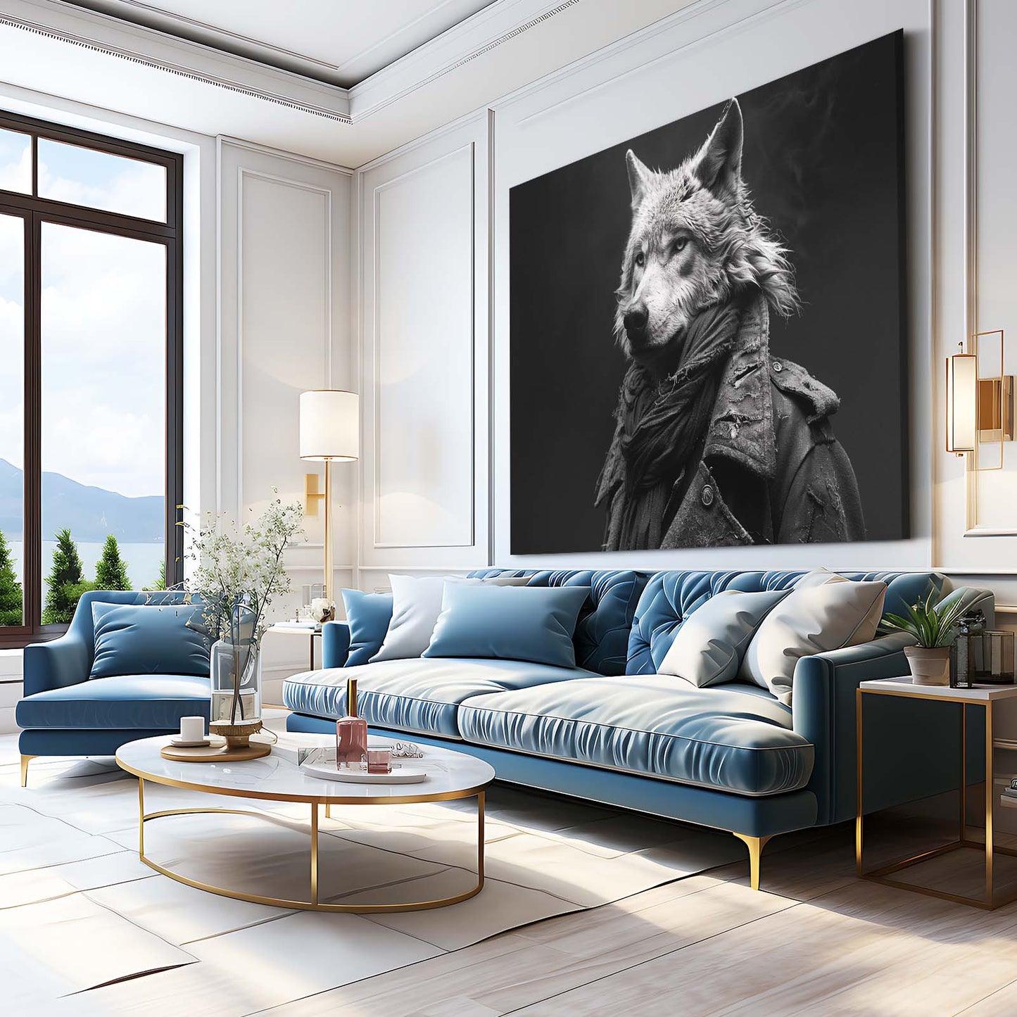 Wolf Modern Art