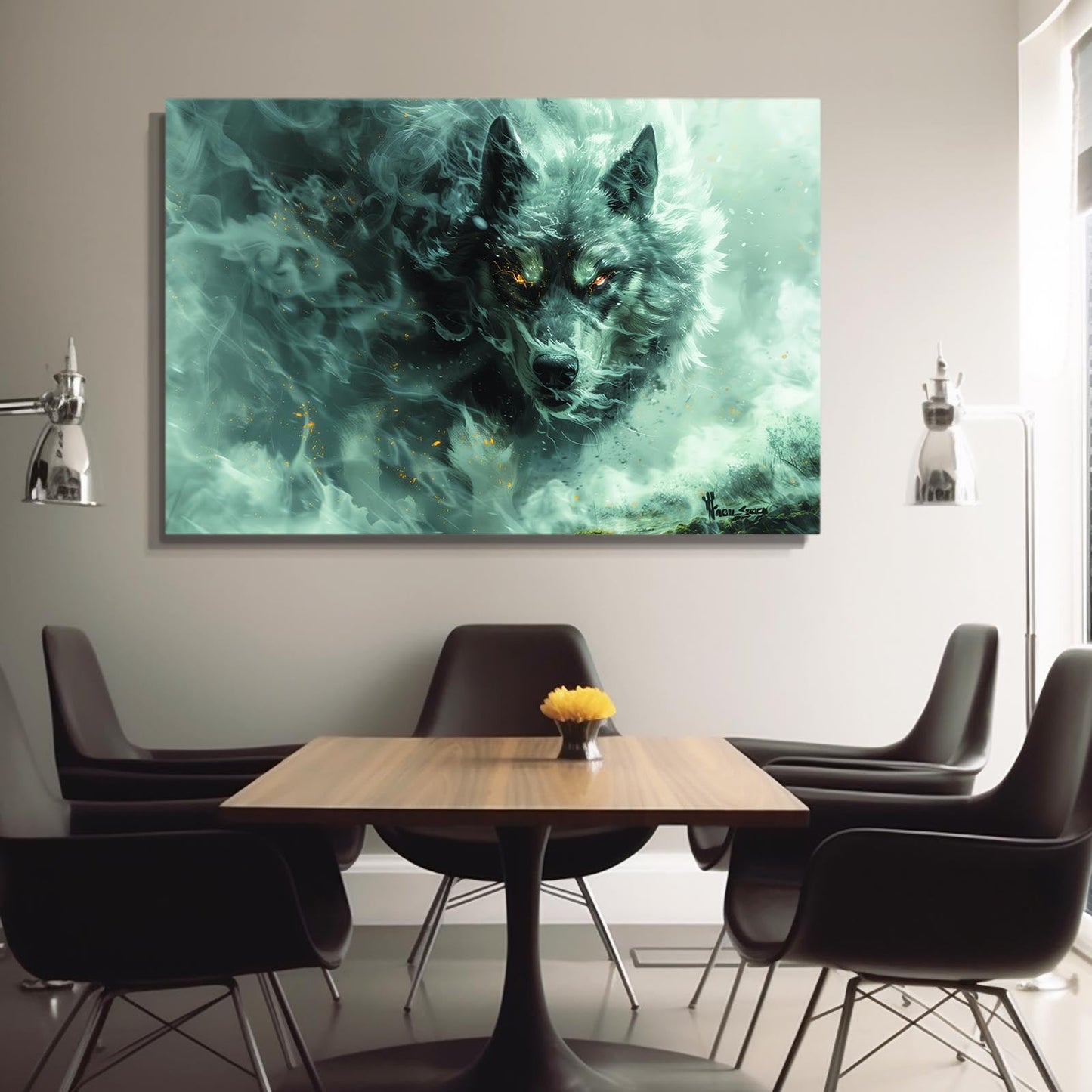 Wolf Surreal Art