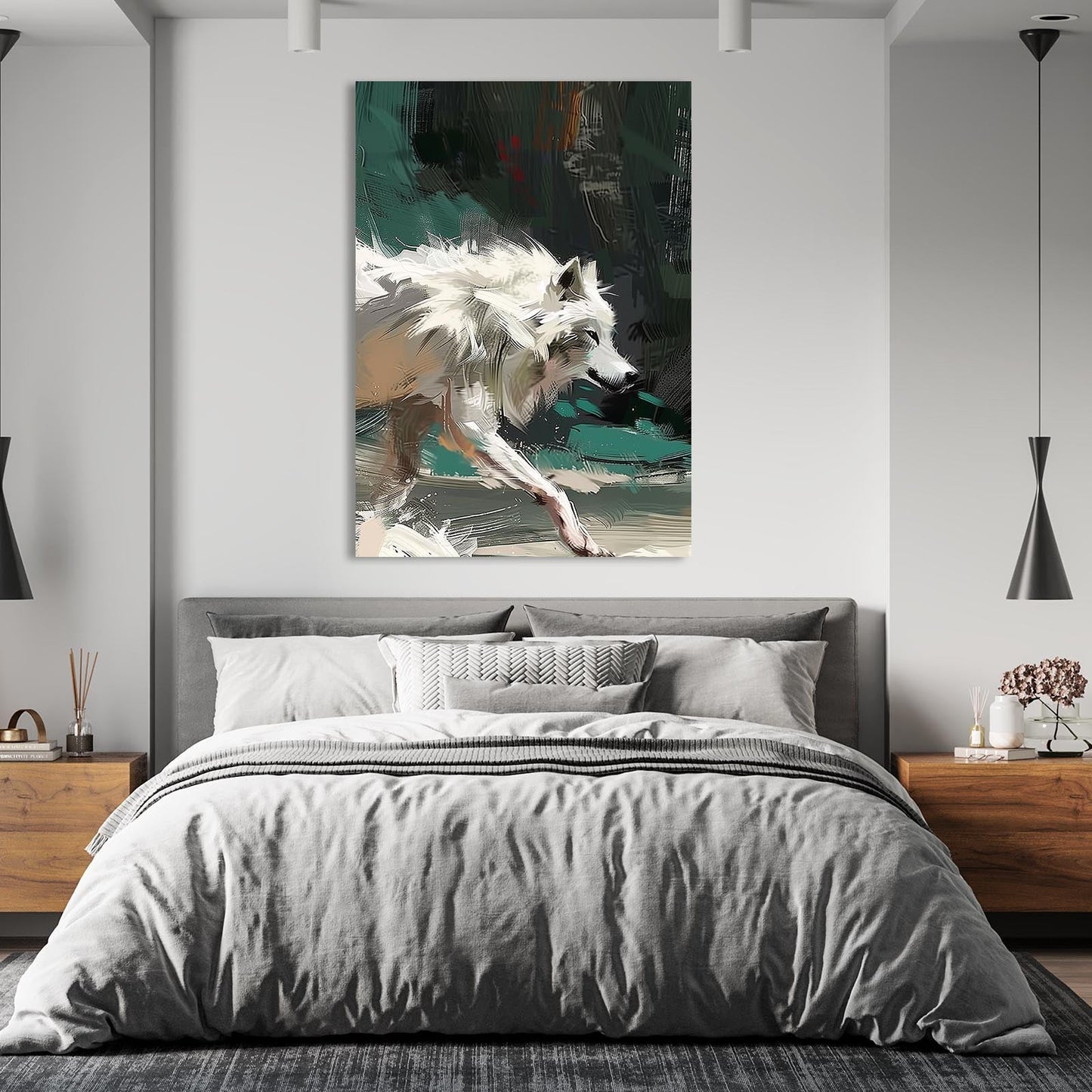 Wolf White Art
