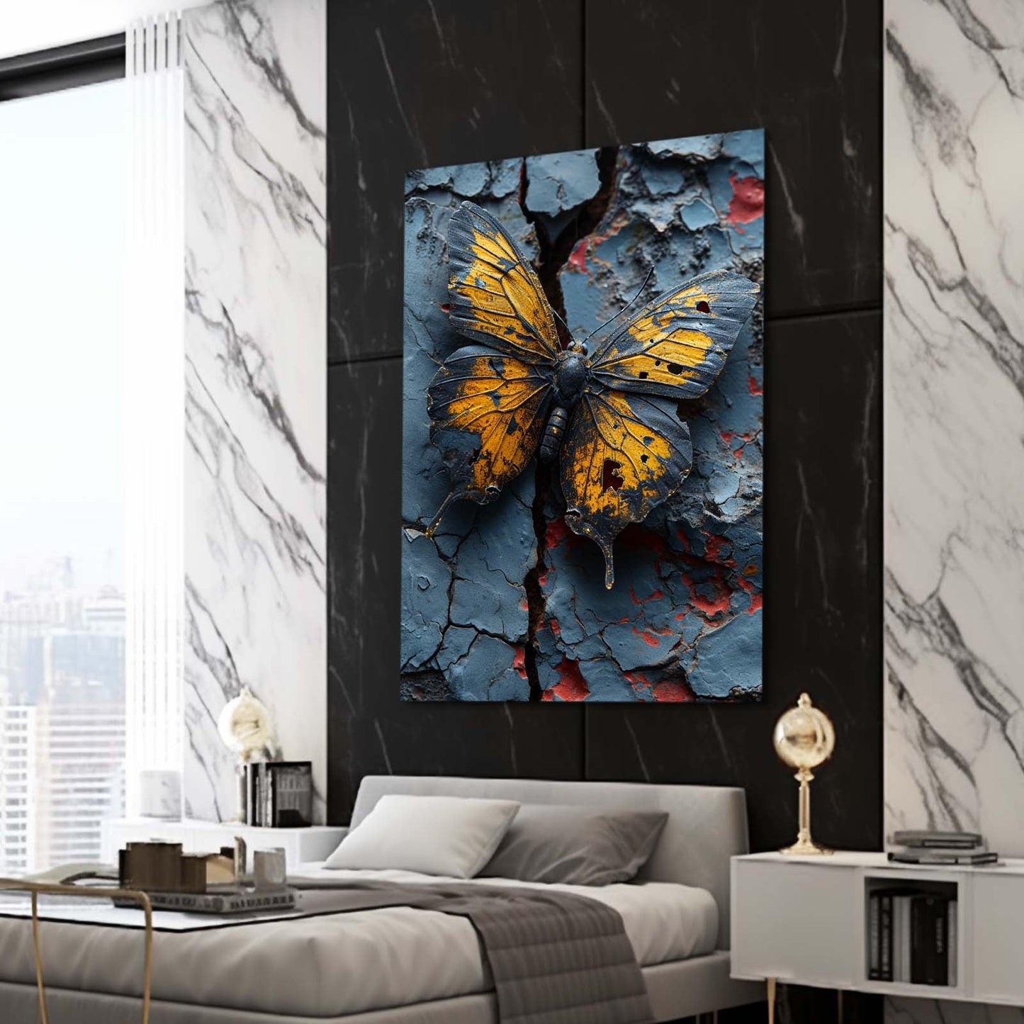 Worn Beauty Butterfly Wall Art
