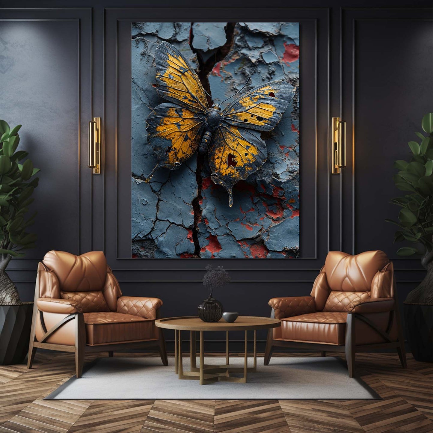Worn Beauty Butterfly Wall Art