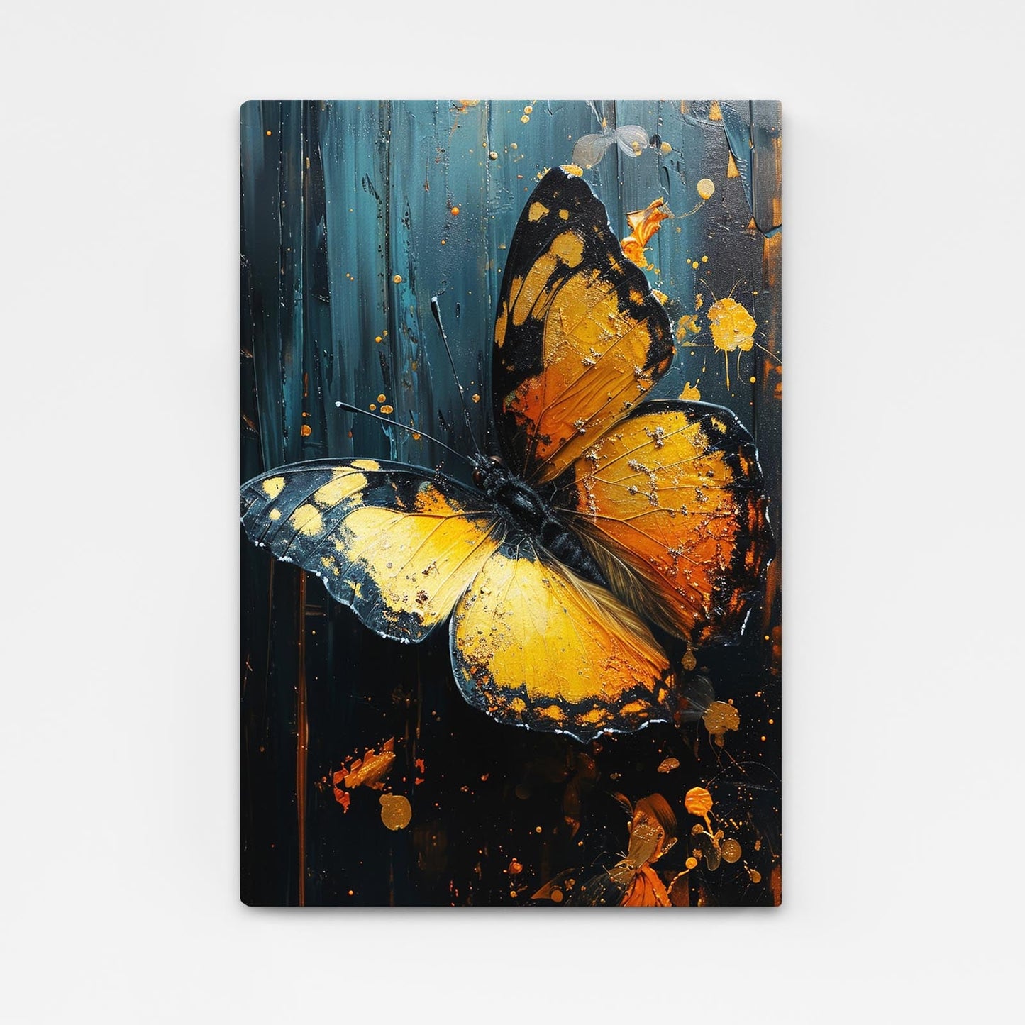 Yellow Butterfly Wall Art