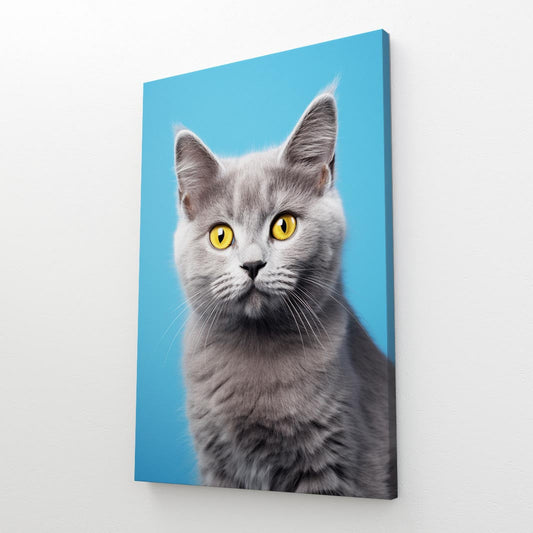 Yellow Eyes Cat Wall Art