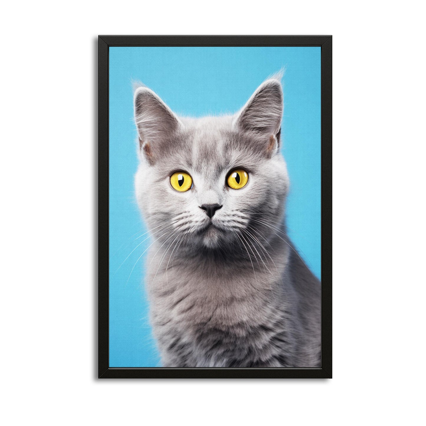 Yellow Eyes Cat Wall Art