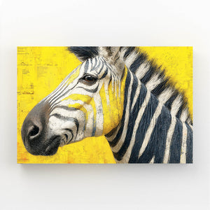 Yellow Zebra Art