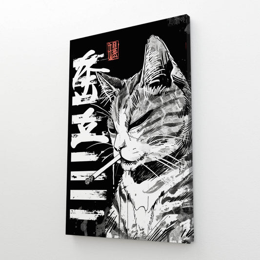 Zen Rebel Cat Wall Art