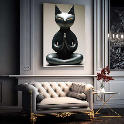 3D Cat Wall Art