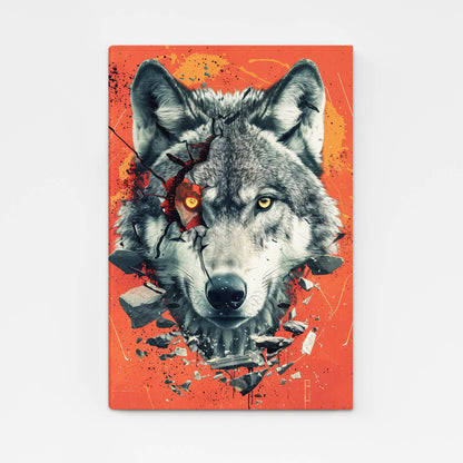 3D Wolf Art