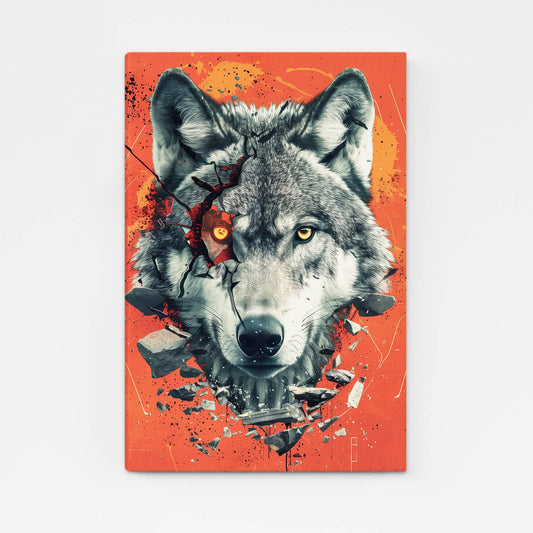 3D Wolf Art