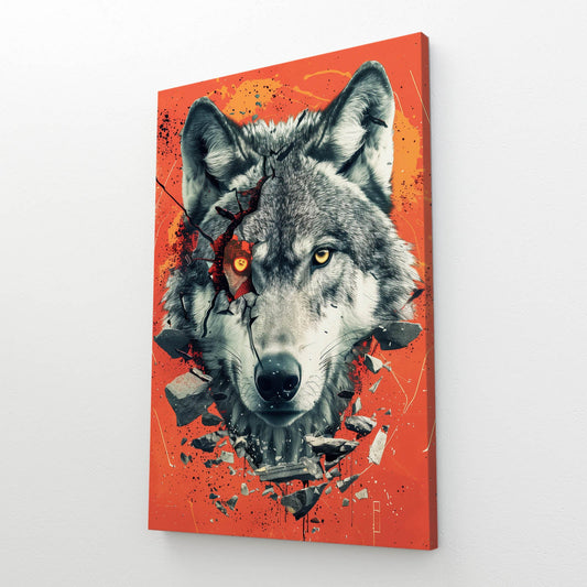 3D Wolf Art