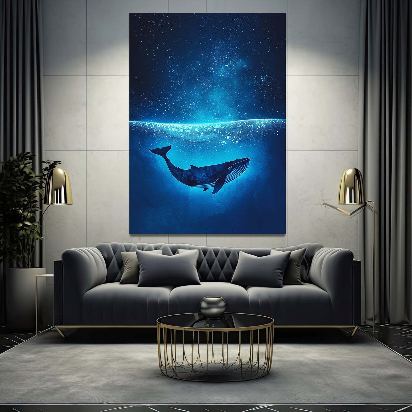 52 Hertz Mystical Whale Art