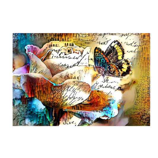 Butterfly Art Wall – canvas print on white background