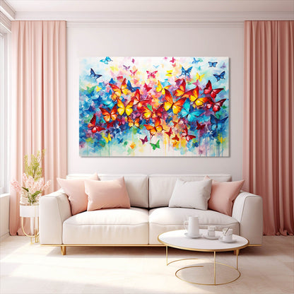 Colorful Butterfly Wall Art