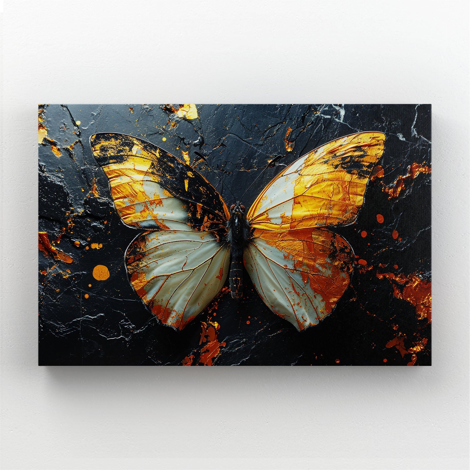 Molten Monarch Butterfly Wall Art