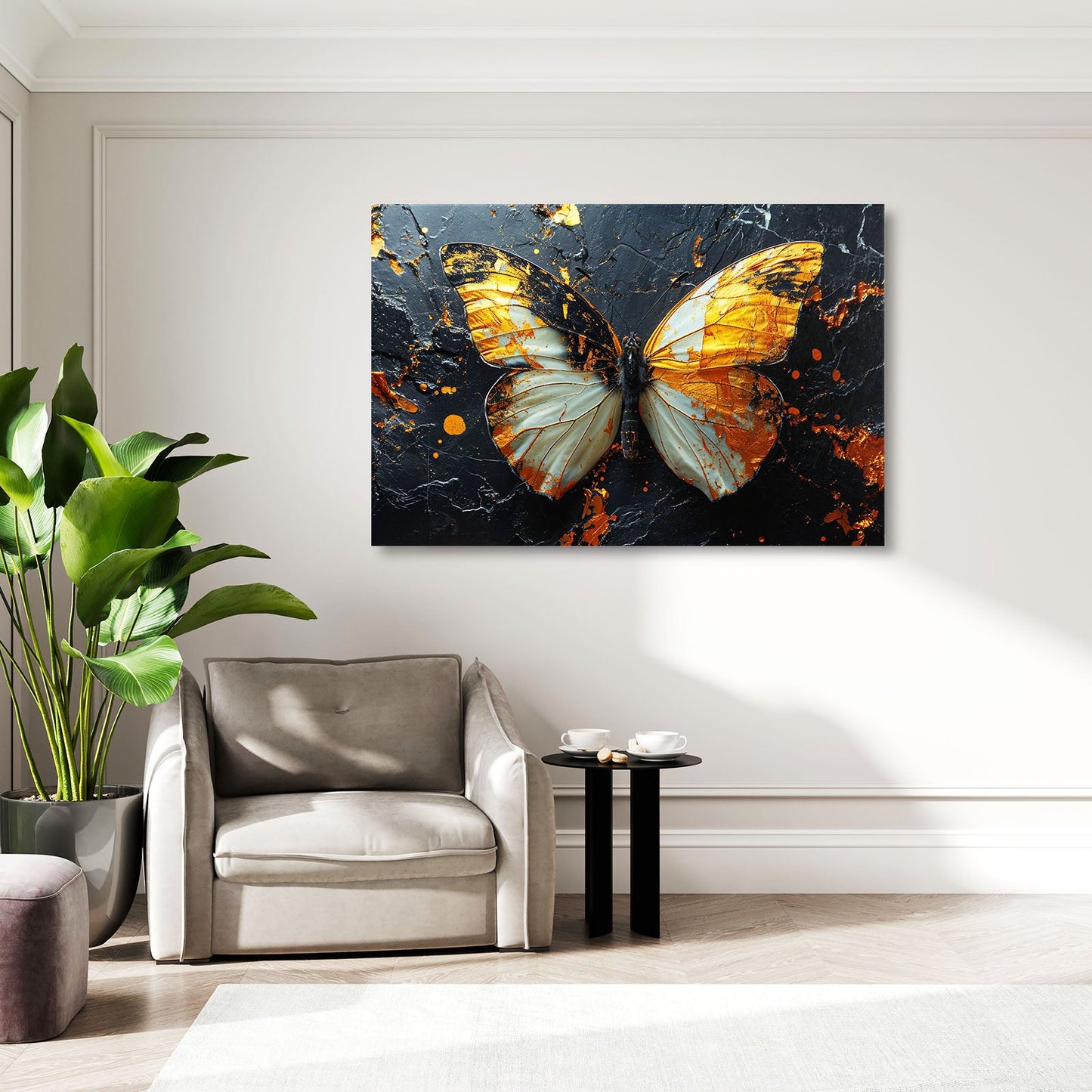 Molten Monarch Butterfly Wall Art
