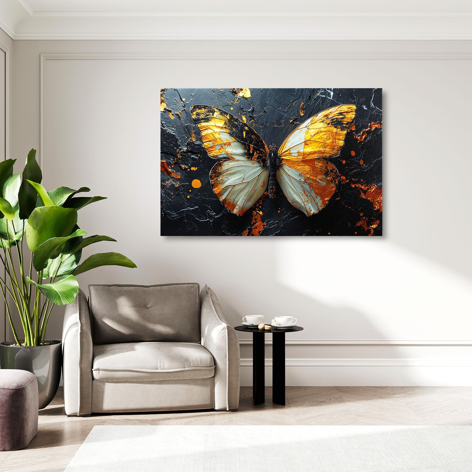 Molten Monarch Butterfly Wall Art