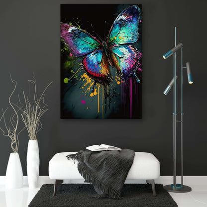 Pop Art Butterfly Wall Art