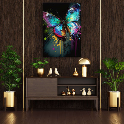 Pop Art Butterfly Wall Art