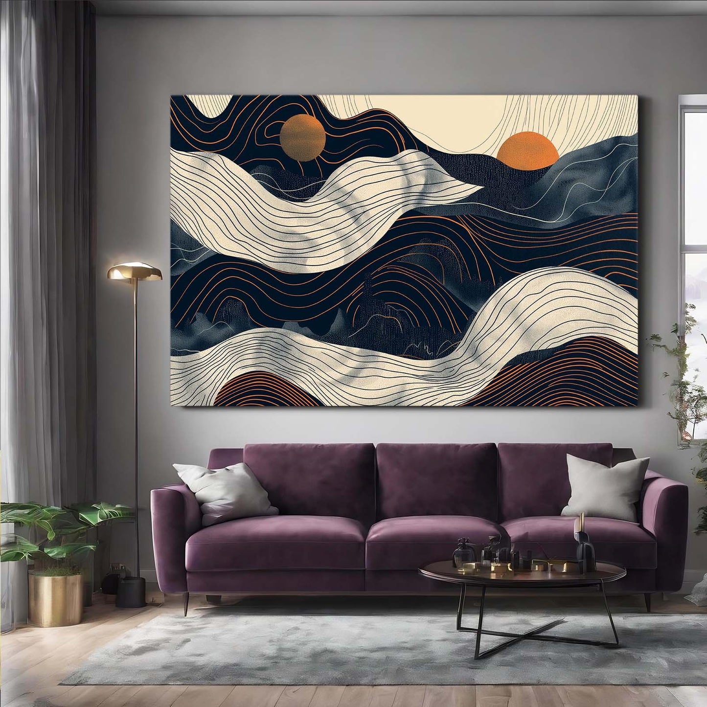 Sun And Moon Boho Wall Art