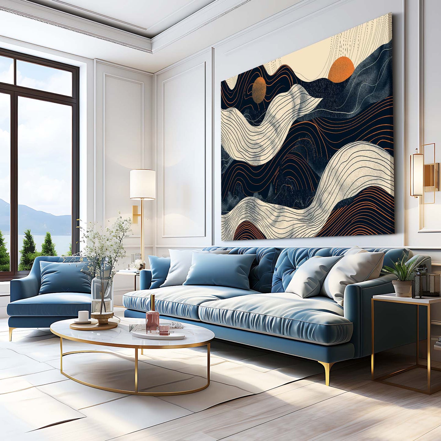 Sun And Moon Boho Wall Art
