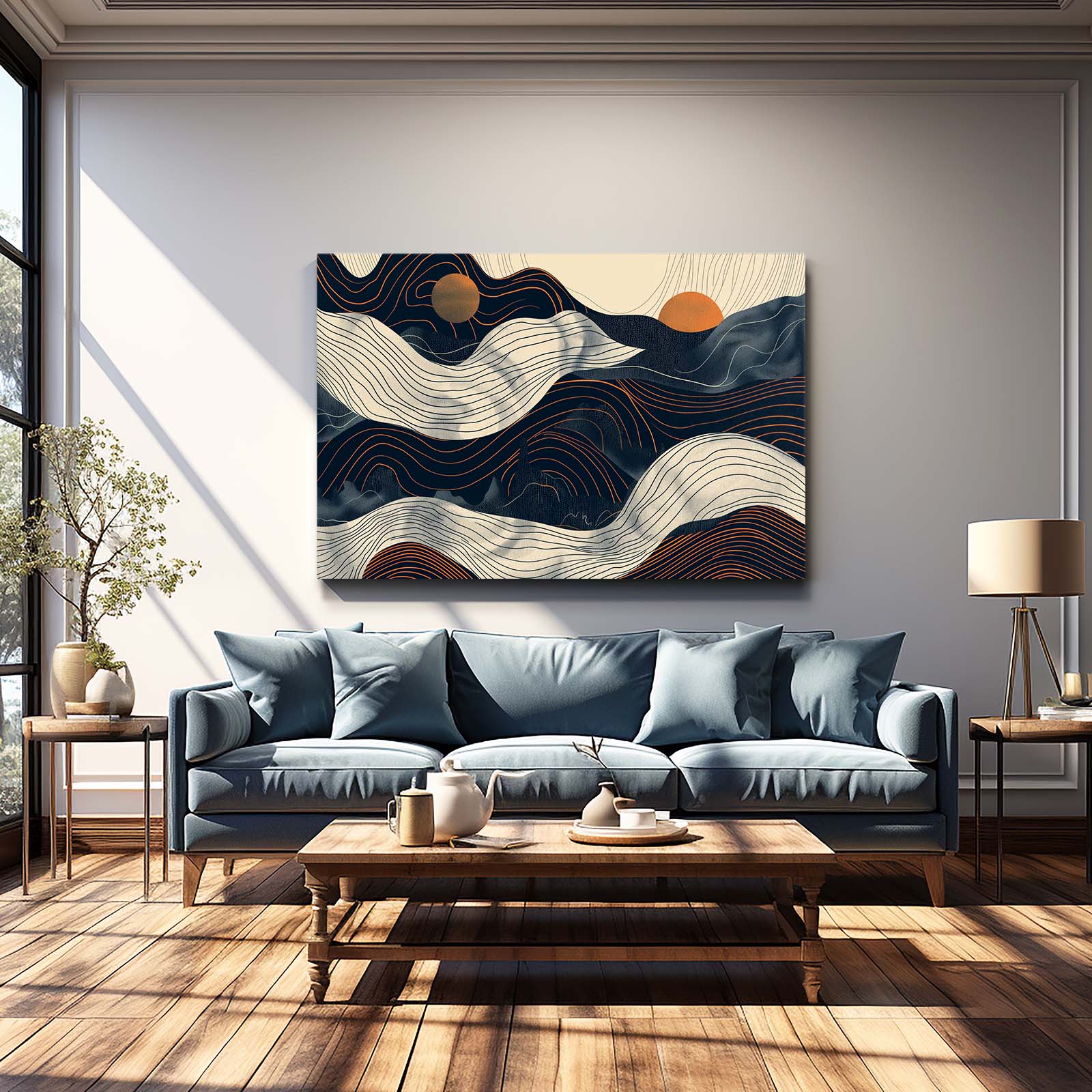 Sun And Moon Boho Wall Art