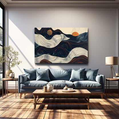 Sun And Moon Boho Wall Art
