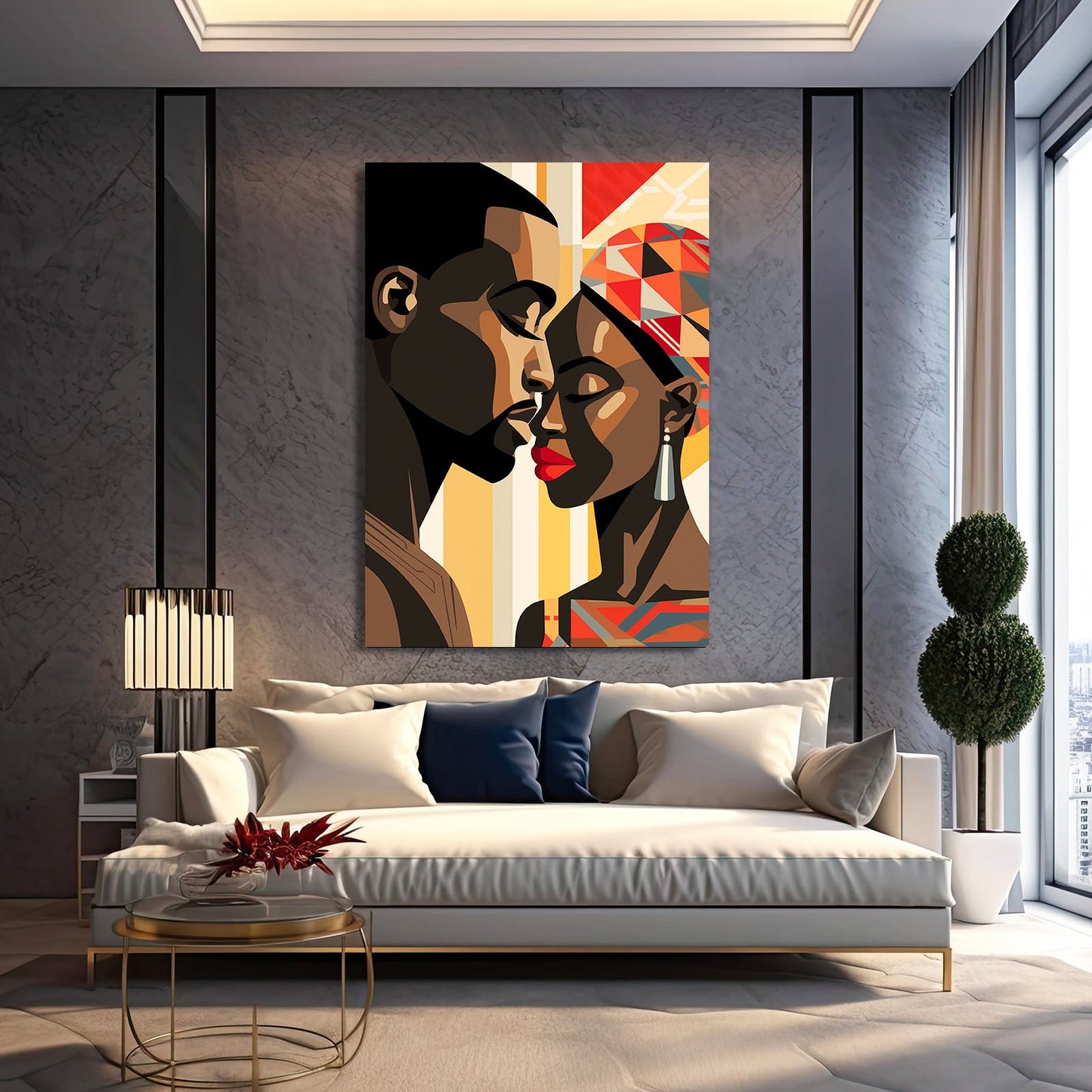 Abstract African Wall Art