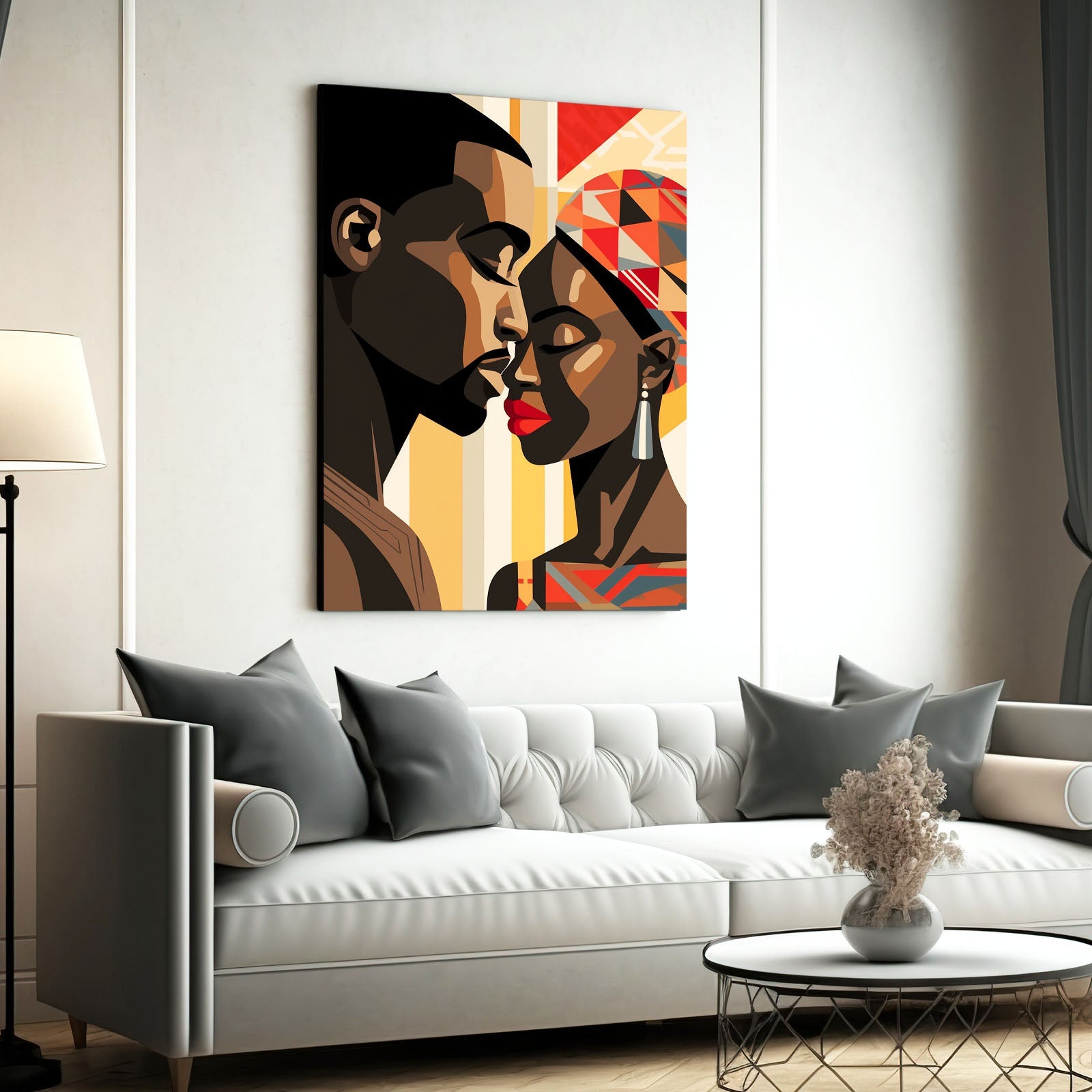 Abstract African Wall Art