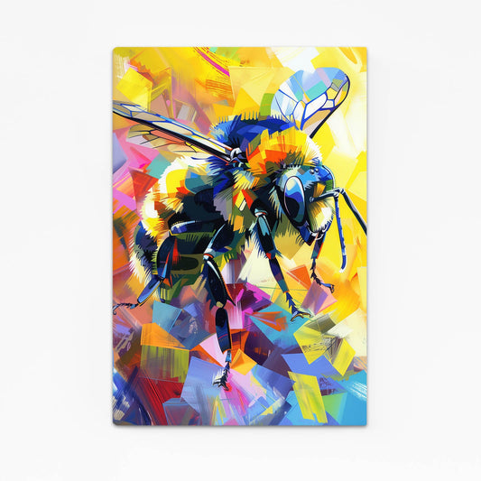 Abstract Color Bee Art