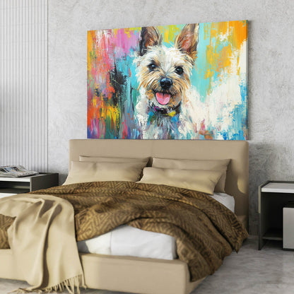 Abstract Dog Artwork