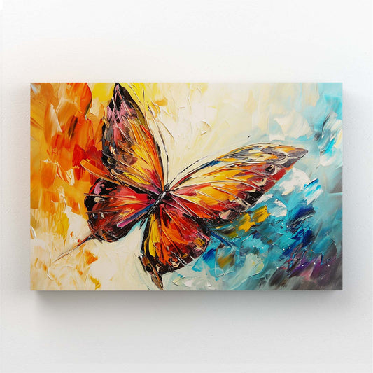 Abstract Firefly Butterfly Wall Art