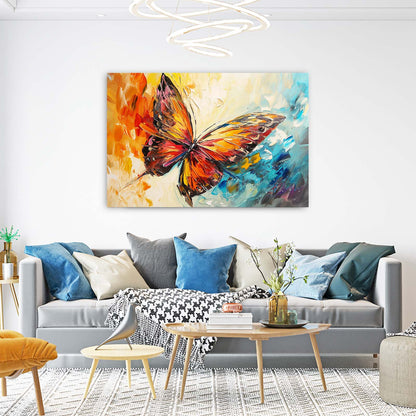 Abstract Firefly Butterfly Wall Art