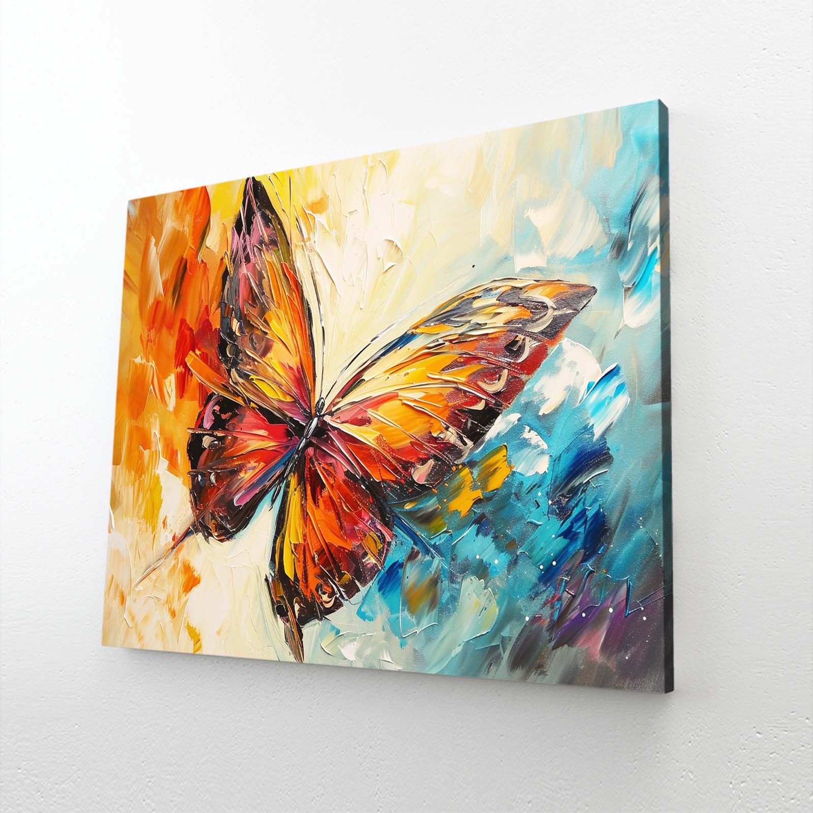 Abstract Firefly Butterfly Wall Art
