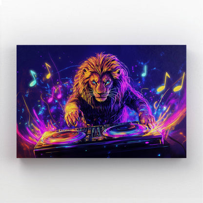 Abstract Lion Art