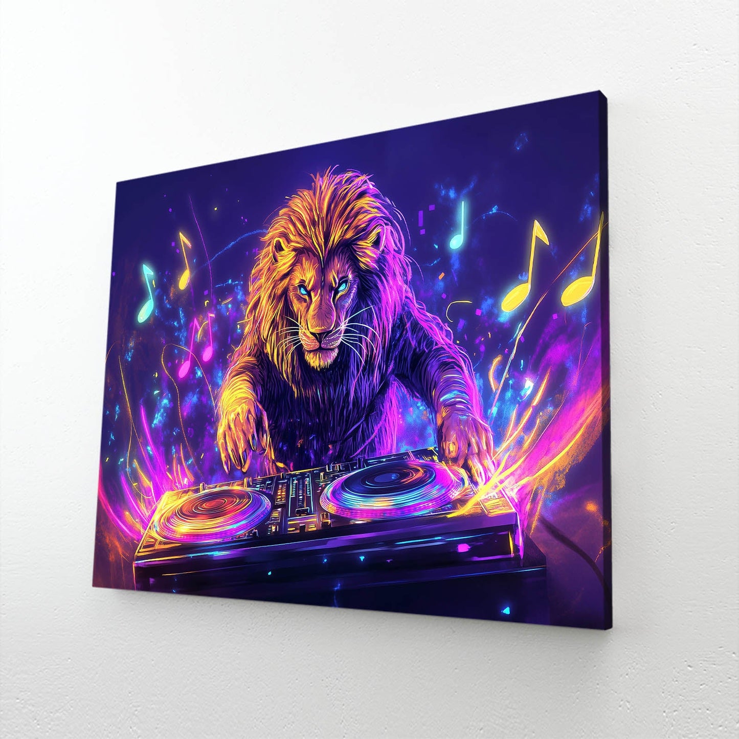 Abstract Lion Art