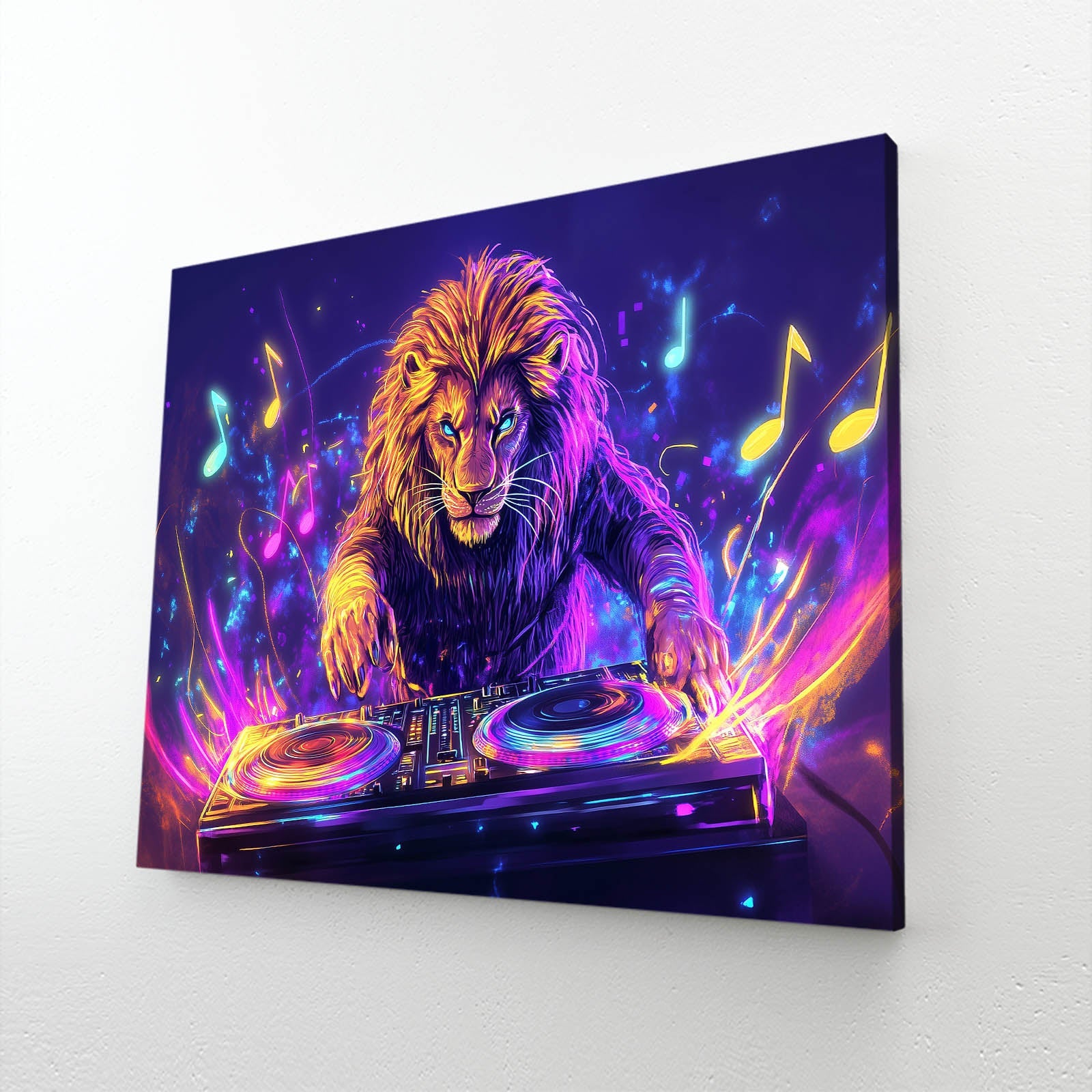 Abstract Lion Art