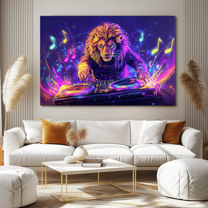 Abstract Lion Art