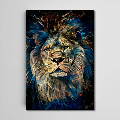 Abstract Lion Paintings On Canvas