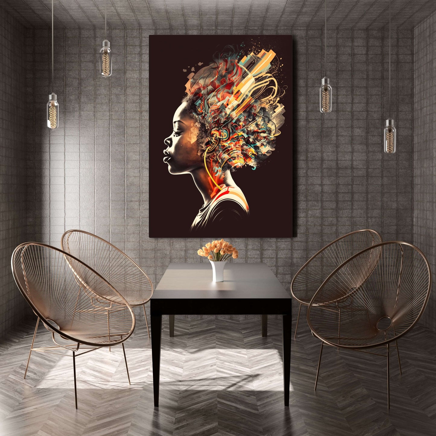 Abstract Soul African Art