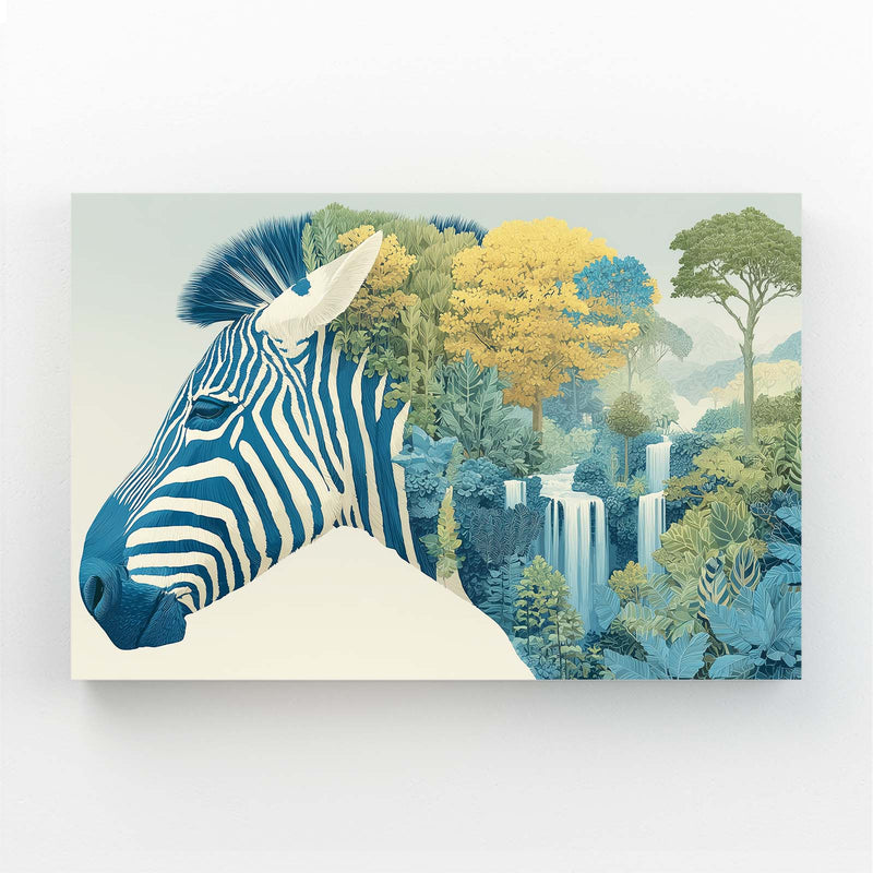 Abstract Zebra Art – abstract canvas print