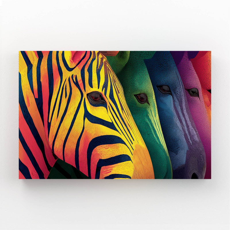 Abstract Zebra Prints – styled in a furnished interior