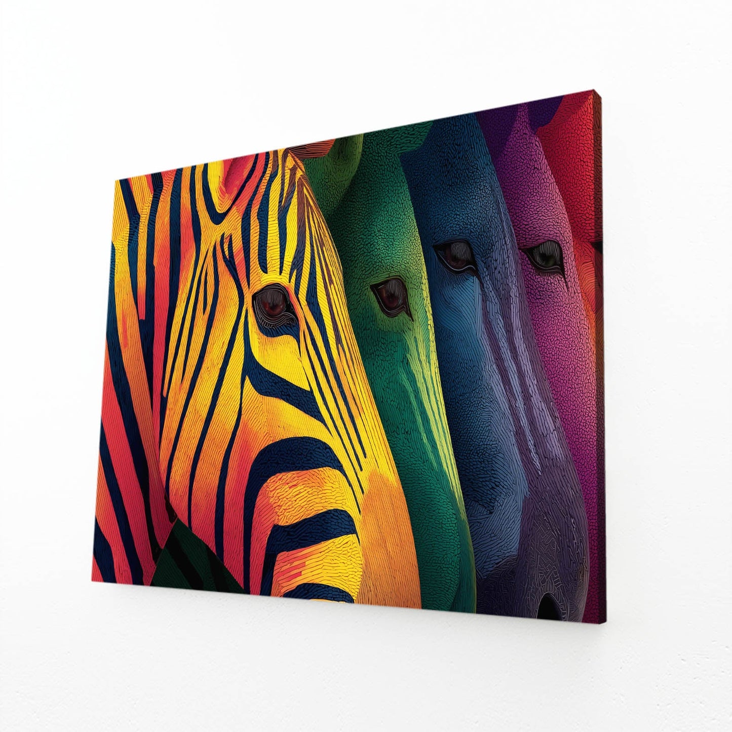 Abstract Zebra Prints – abstract canvas print