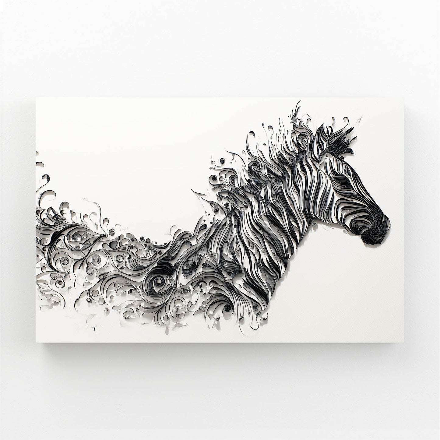 Abstract Zebra Wall Art – abstract canvas print